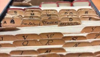 Card File of School Age Children 1932-1935
